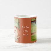 Rotfuchs im Wald Kaffeetasse (Mittel)
