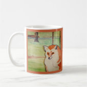Rotfuchs im Wald Kaffeetasse (Links)