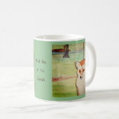 Rotfuchs im Wald Kaffeetasse (VorderseiteRechts)