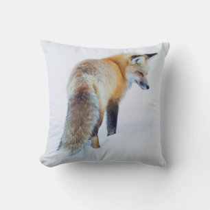 Rotfuchs im Winter Kissen