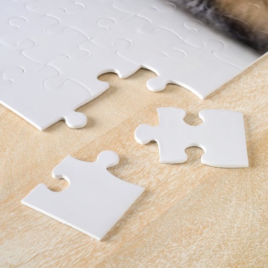 Rotfuchs in weißem Schnee Puzzle (Seite)