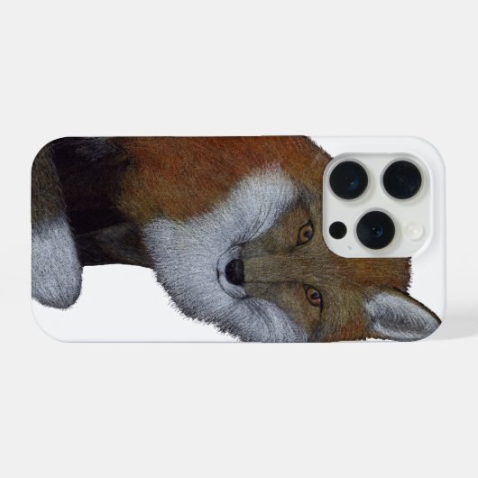 Rotfuchs iPhone Hülle (Rückseite (Horizontal))