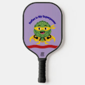 Rotfuchs ist meine Superkraft Pickleball Schläger (Rückseite)
