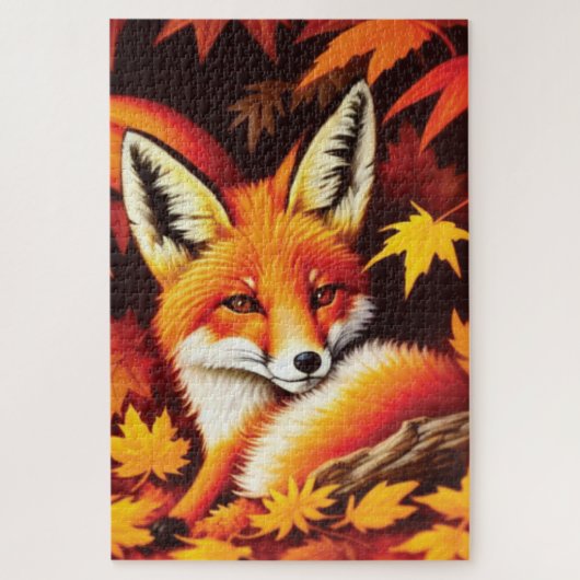 Rotfuchs-Jigsaw-Puzzle Puzzle (Vertikal)