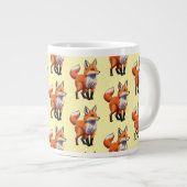 Rotfuchs Jumbo-Tasse (Vorderseite Rechts)
