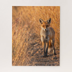 Rotfuchs-Naturinspiriertes-Wildlife-Design Puzzle