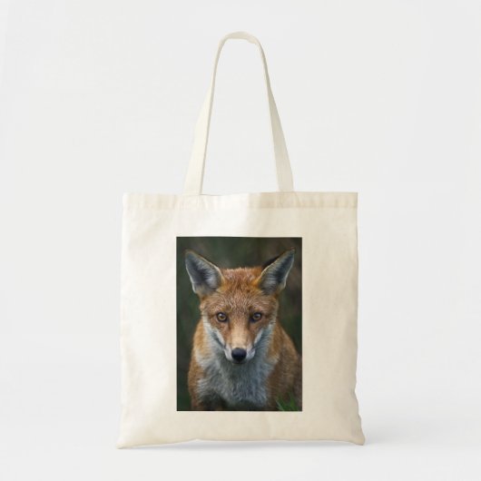 Rotfuchs-Portrait-Tasche Tragetasche (Vorne)