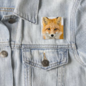 Rotfuchs-Porträt Button (Beispiel)