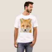 Rotfuchs-Porträt T-Shirt (Vorne ganz)