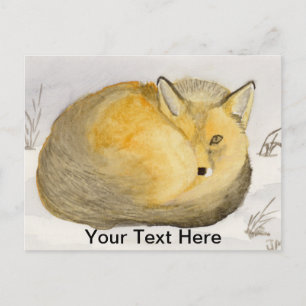 Rotfuchs Postkarte