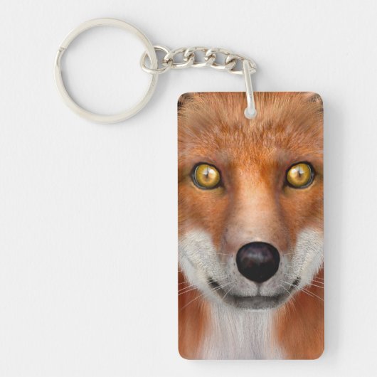 Rotfuchs Schlüsselanhänger (Vorderseite)