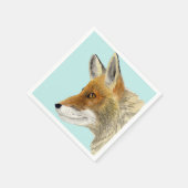 Rotfuchs Serviette (Ecke)