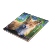 Rotfuchs Verlegen im Gras Landschaftlich Personali Fliese (Seite)