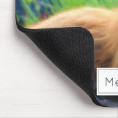 Rotfuchs Verlegen im Gras Landschaftlich Personali Mousepad (Ecke)