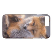 Rotfuchs, Vulpes vulpes, sich selbst kratzen, Case-Mate iPhone Hülle (Rückseite (Horizontal))