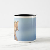 Rotfuchs, Vulpes vulpes Zweifarbige Tasse (Mittel)