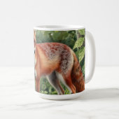 Rotfuchs-Wald-Wildnisporträt Kaffeetasse (VorderseiteRechts)