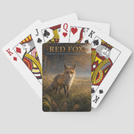Rotfuchs-Waldwiese TIER-Poker Spielkarten