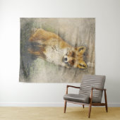 Rotfuchs Wandteppich (Beispiel (Horizontal))