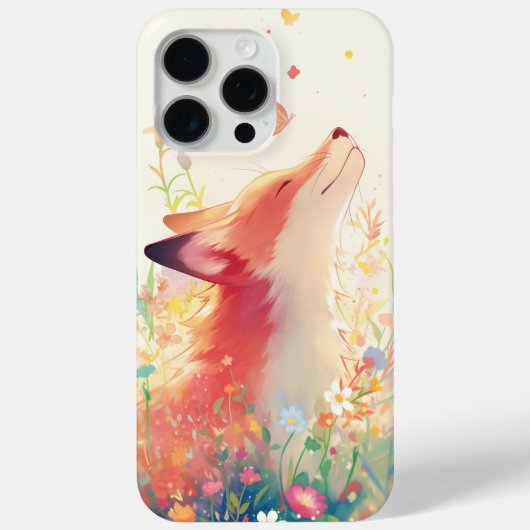 Rotfuchs-Wiesen-Träume Case-Mate iPhone Hülle (Rückseite)