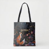 Rotfuchs-Wildblumen-Wald Tasche (Vorderseite)