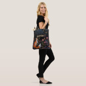 Rotfuchs-Wildblumen-Wald Tasche (Am Model)