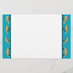 Rotfüchse Briefpapier