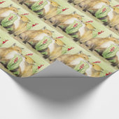 Rotfüchse Geschenkpapier (Ecke)