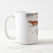 Rotfüchse im Winterschnee (von Wilhelm Kuhnert) Kaffeetasse (Links)