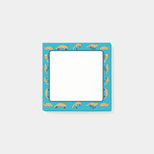 Rotfüchse Post-it Klebezettel (Vorderseite)