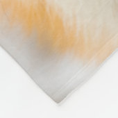 Rotfuchsporträt Fleecedecke (Ecke)