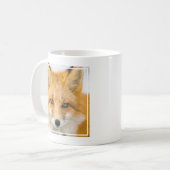 Rotfuchsporträt Kaffeetasse (Vorderseite Links)