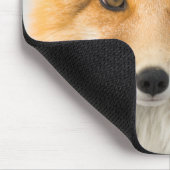 Rotfuchsporträt Mousepad (Ecke)