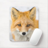 Rotfuchsporträt Mousepad (Mit Mouse)