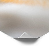 Rotfuchsporträt Poster (Ecke)