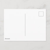 Rotfuchsporträt Postkarte (Rückseite)