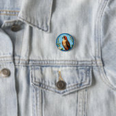 Rotfußfalke Bird Button (Beispiel)