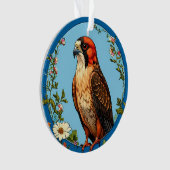 Rotfußfalke Bird Ornament (Vorderseite)