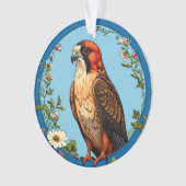 Rotfußfalke Bird Ornament (Vorderseite)