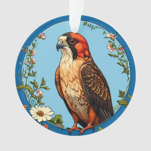 Rotfußfalke Bird Ornament (Vorderseite)