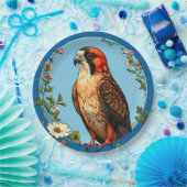 Rotfußfalke Bird Pappteller (Party)