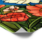 Rotfußfalke Bird Poster (Ecke)