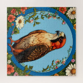 Rotfußfalke Bird Puzzle (Horizontal)