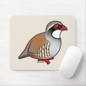 Rotfüßiges Rebhuhn Mousepad (Mit Mouse)
