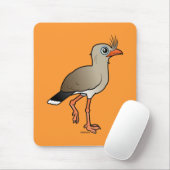 Rotfüßiges Seriema Mousepad (Mit Mouse)