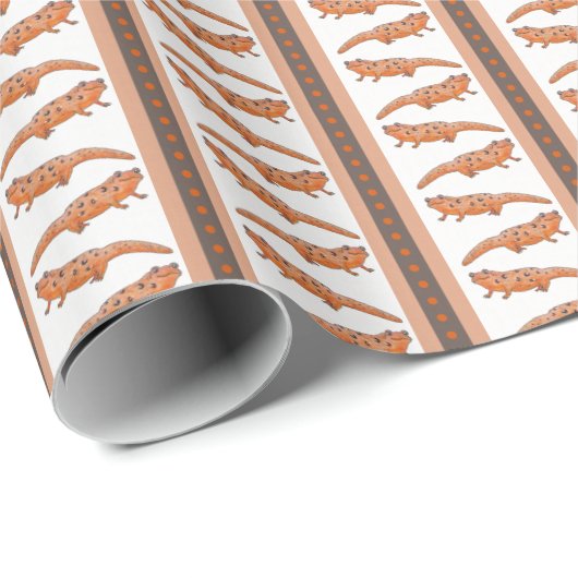 Rotgefleckter Wassermolch Geschenkpapier (Rolleneckpunkt)