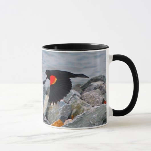 ROTGEFLÜGELTE AMSEL - Tasse (Rechts)