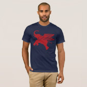 Rotgeflügelter Elefant T-Shirt (Vorne ganz)