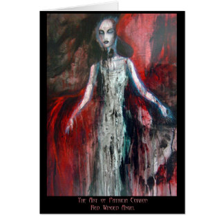 Rotgeflügelter Engel