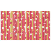 Rotgelbe Weihnachtsbaumschmuck Tischdecke (Vorderseite (Horizontal))